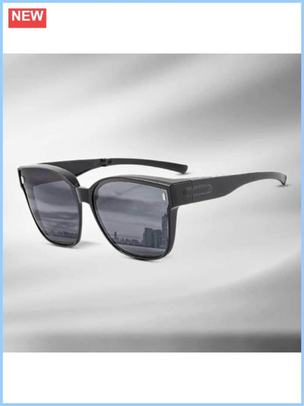 Polarized Fit Over Sunglasses Folding Oversized Lightweight Driving